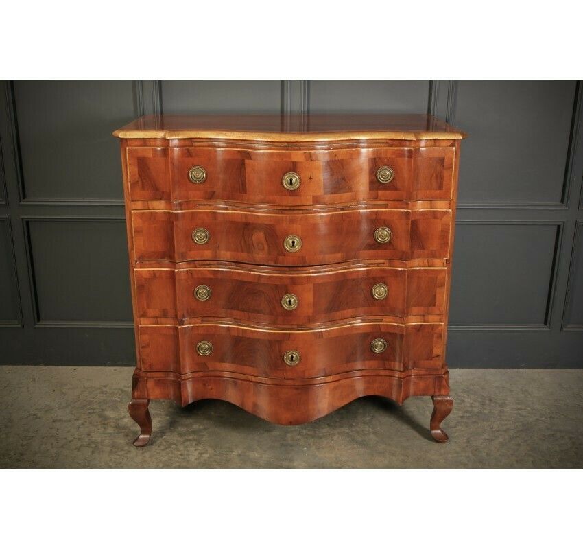 Large Walnut Serpentine Shaped Chest photo 2489.76