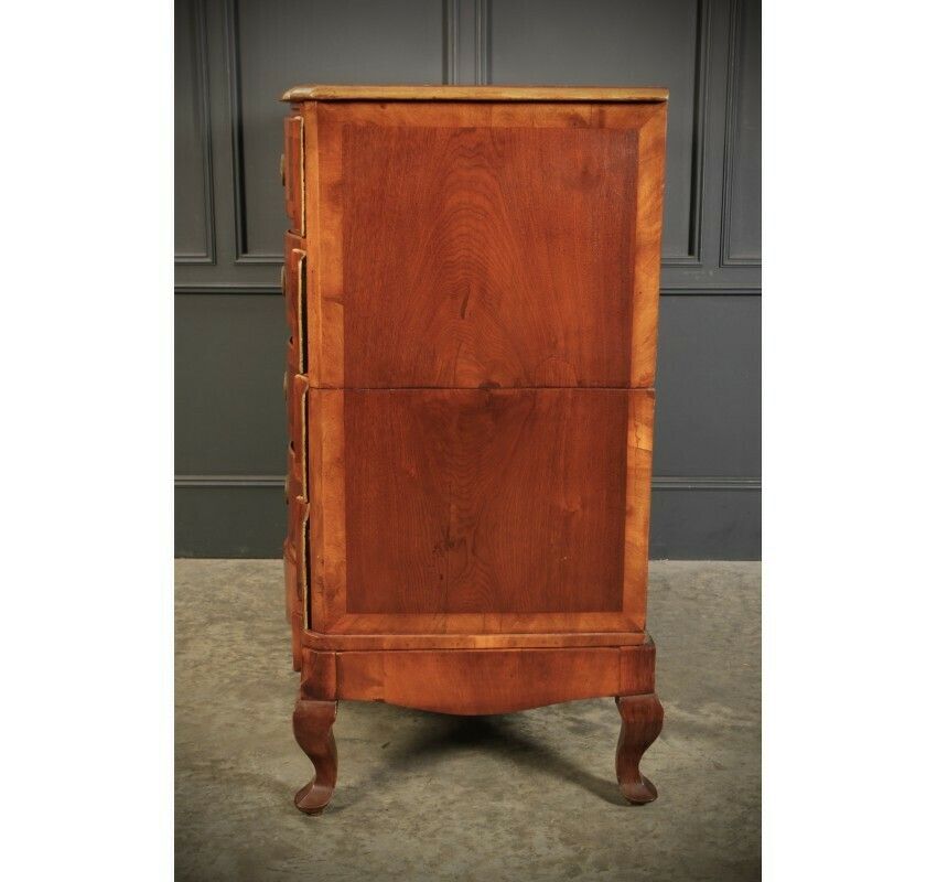 photo for sale Large Walnut Serpentine Shaped Chest