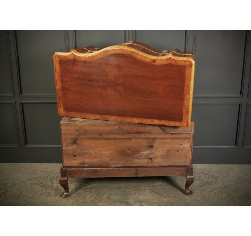 photo buy Large Walnut Serpentine Shaped Chest