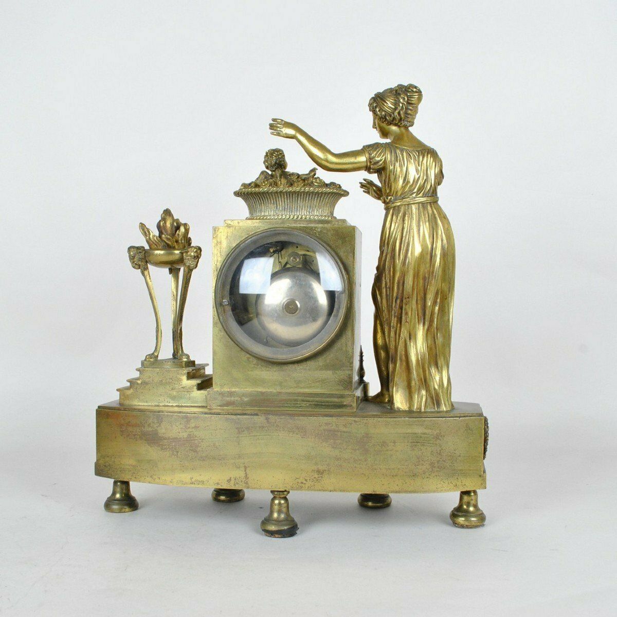 The Birth Of The King Of Rome, Bronze Clock, Xixth Century photo for sale