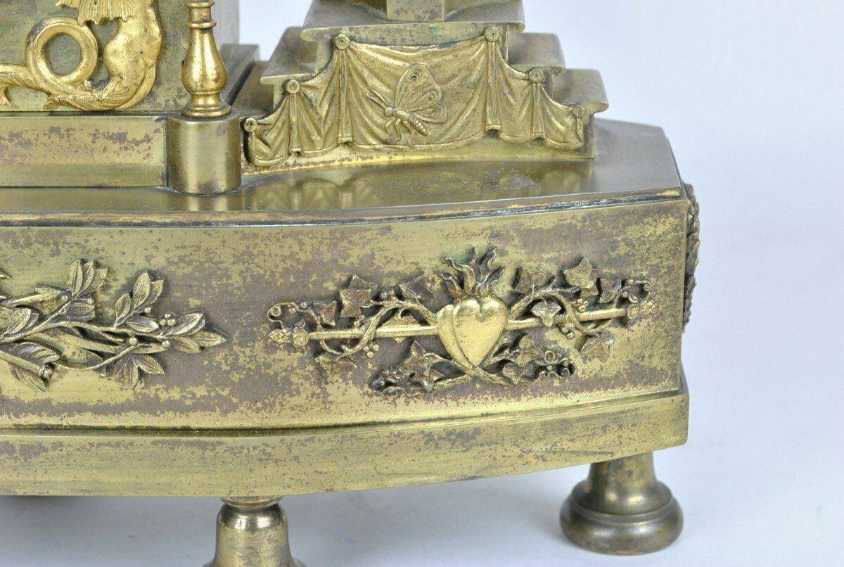 The Birth Of The King Of Rome, Bronze Clock, Xixth Century photo 1550.0