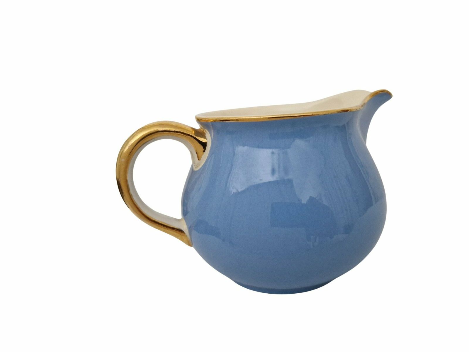 Villeroy And Boch Nous Deux Creamer And Tray, French Ceramic Tea For Two Breakfast Set photo 80.0