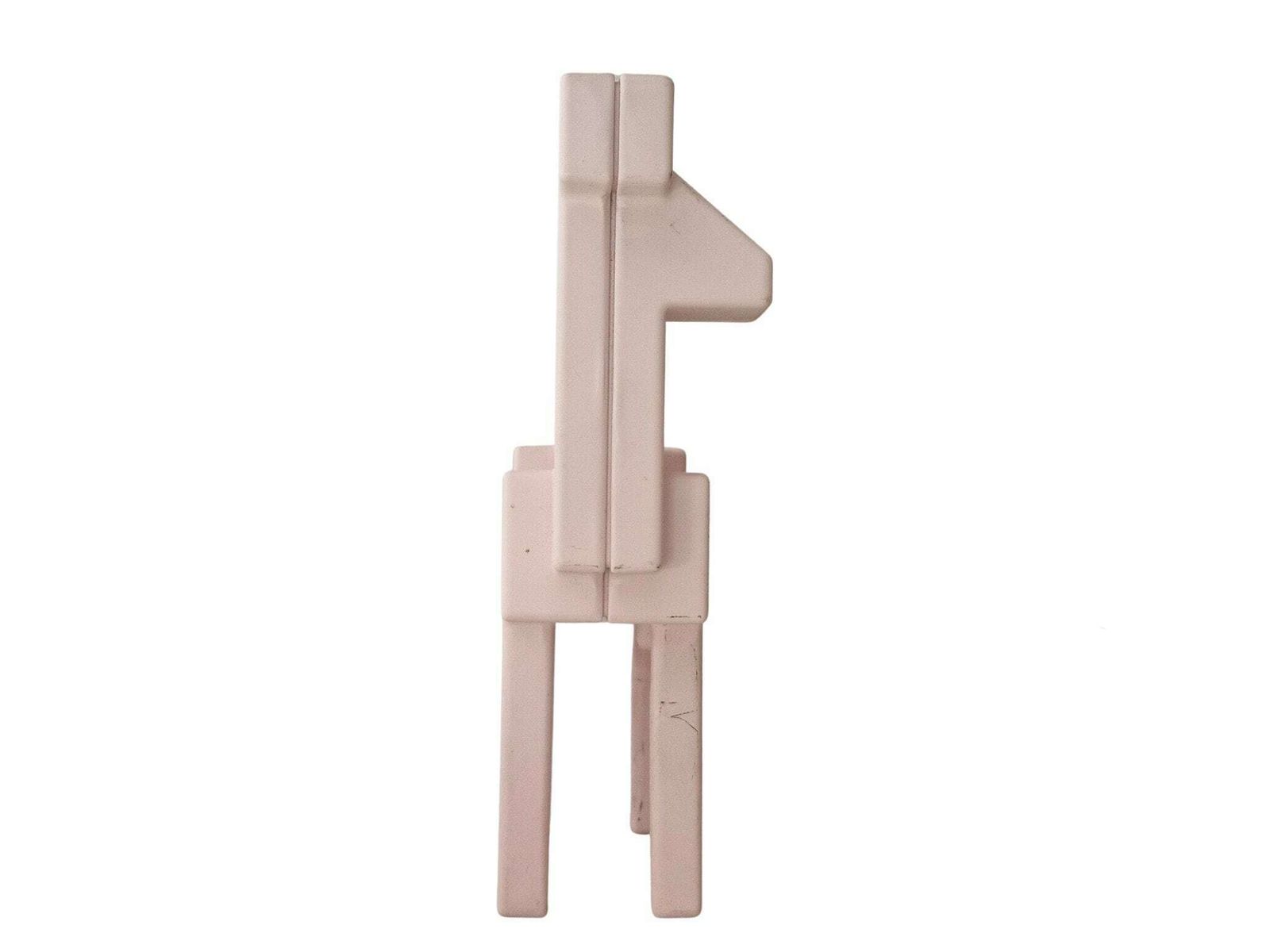 Vintage Pixel Deer Figurine By Monica Mulder For Ikea, Post Modernist Samspelt Figurative Statuette photo Art