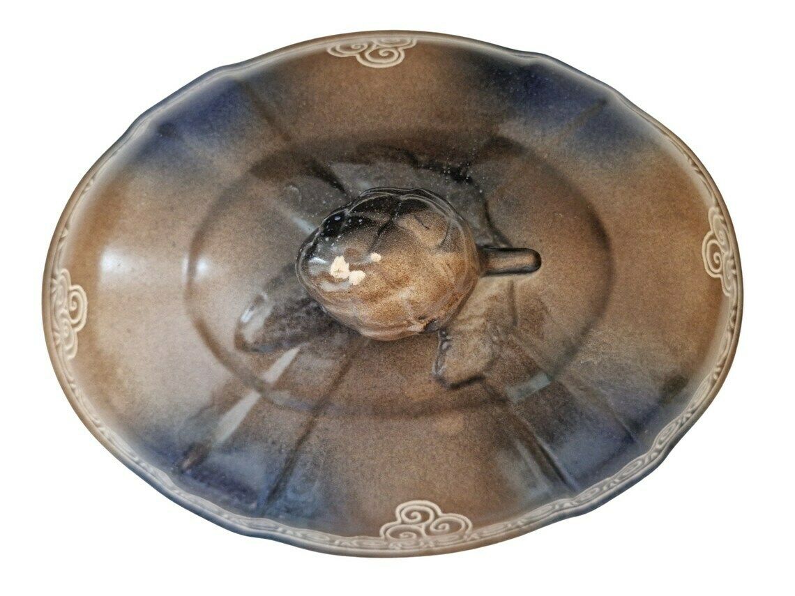 Marie Stuart Roscoff Pottery Soup Tureen With Celtic Triskele Motifs, French Brittany Serving Dish With Lid photo buy