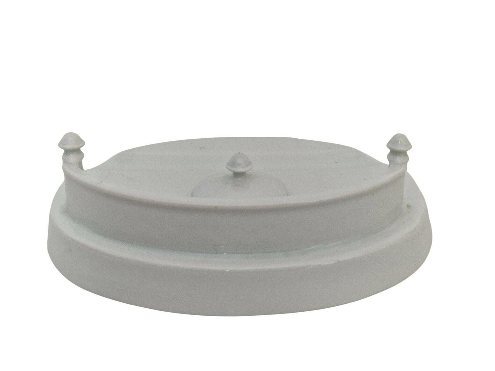 French Limoges Porcelain Inkwell And Pen Rest Stand, Office Desk Decor photo 89.0