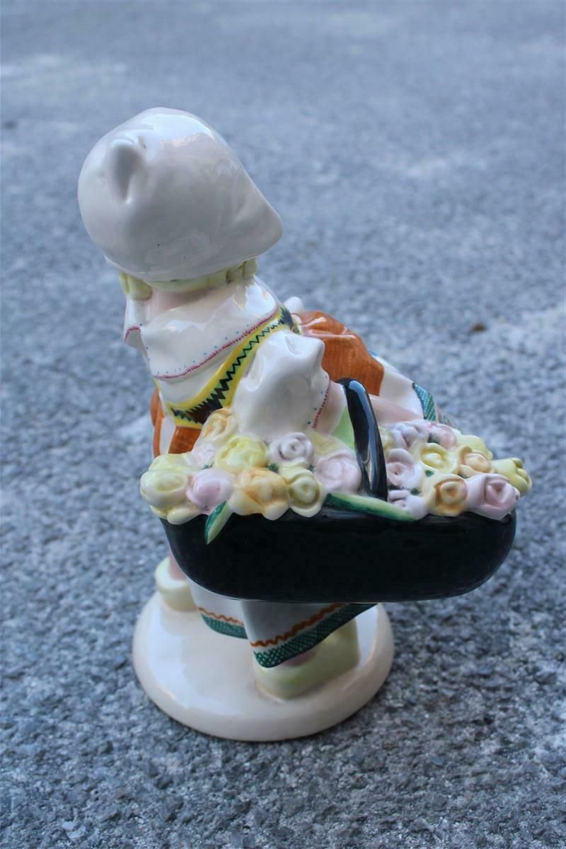 Bambina In Ceramica Italiana Essevi Sandro Vacchetti 1930 Bambina Olandese Lenci photo buy