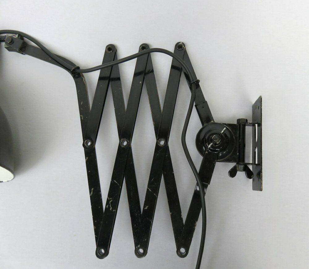 4116.55 Bauhaus Scissor Lamps By Wilhelm Bäder Set Of 2 photo
