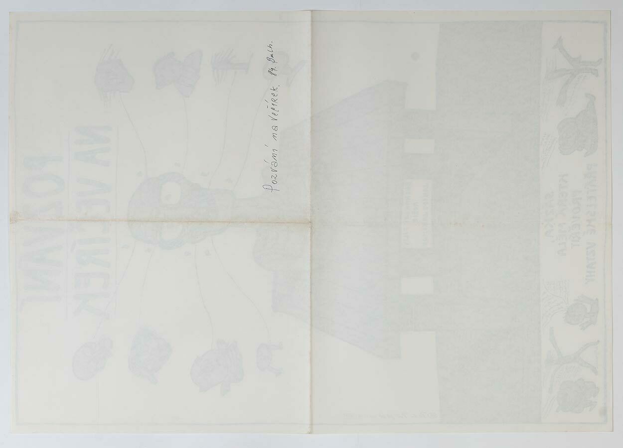 Movie Poster, Friends To Dinner, Petr Poš, 1981 photo buy