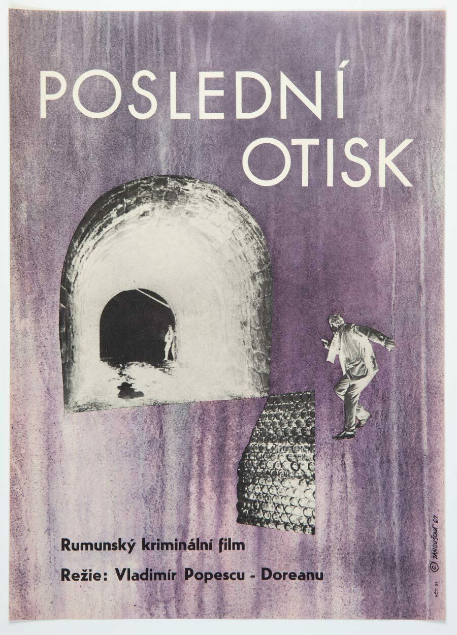 Movie Poster, Fingerprint, Dorotka Janoušová, 1969