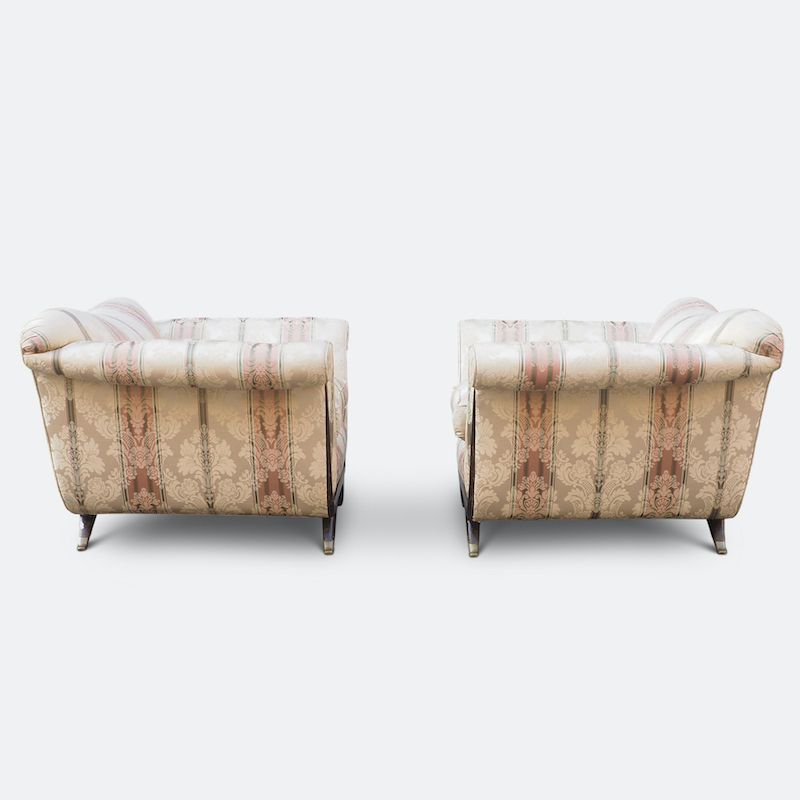 Pair Of Large Lounge Chairs Attributed To Guglielmo Ulrich Circa 1940 photo furniture