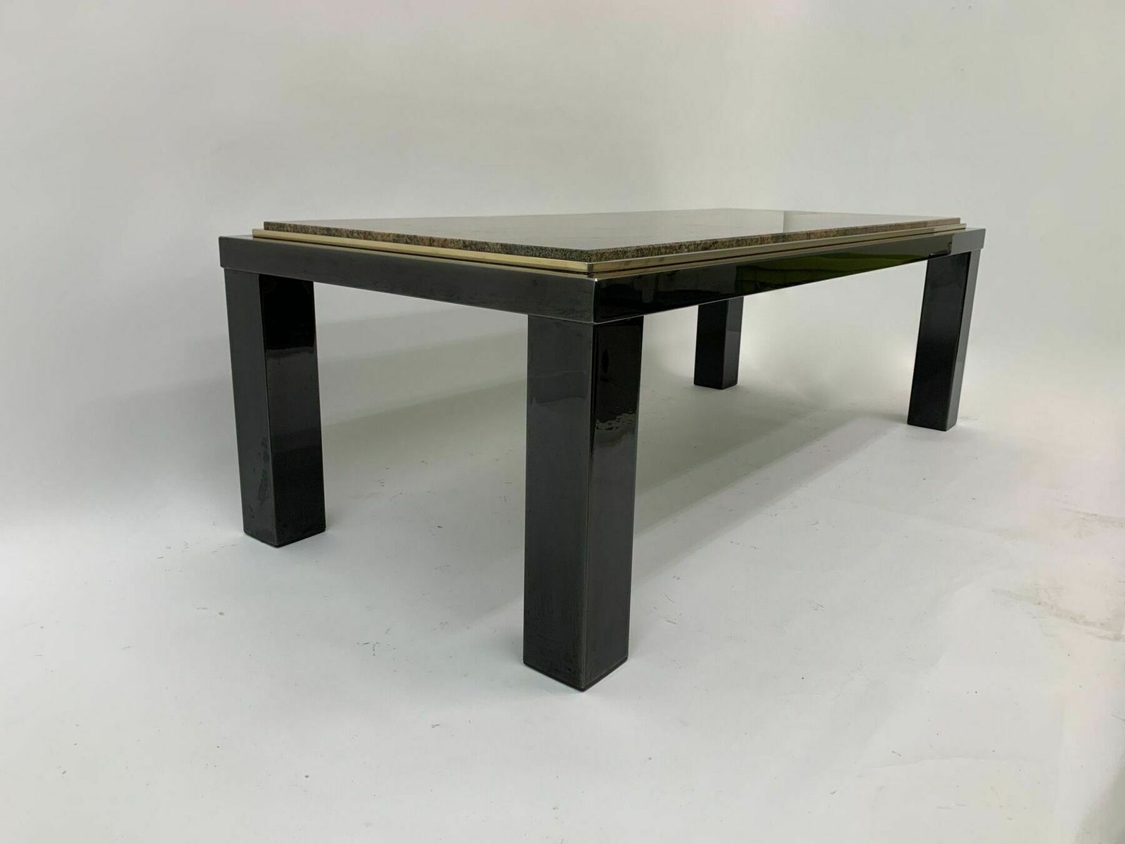 Mid Century Hollywood Regency Salontafel Van Graniet – Fedam Design, België, Jaren 1970 photo vinterior