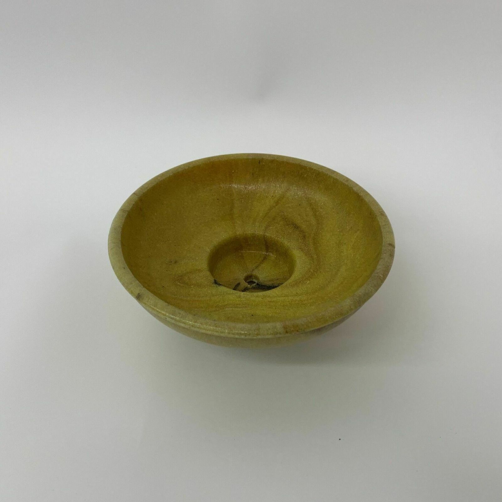 Antique Leerdam Copier Cactus Pot In Yellow Graniver Glass  1928 photo furniture