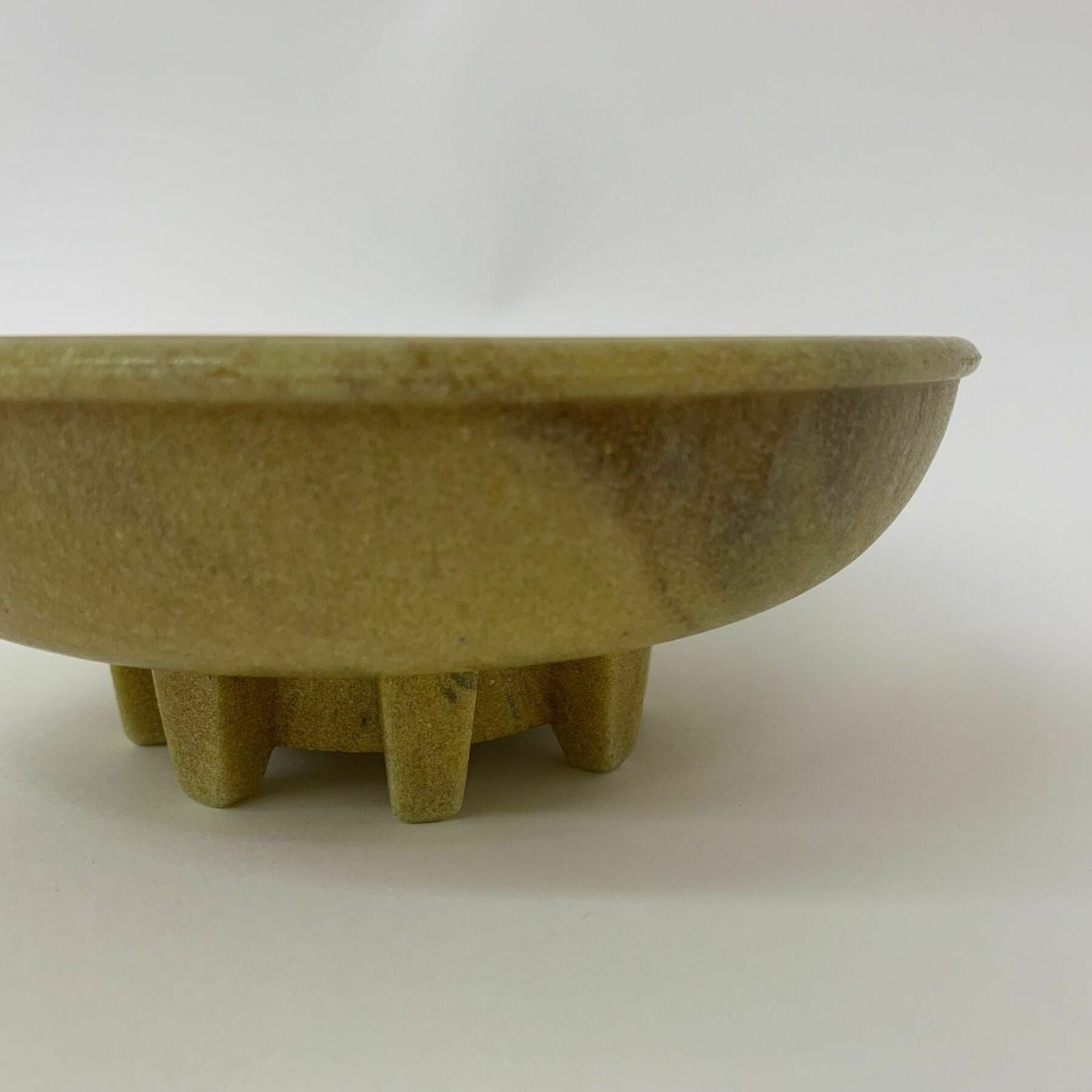 Antique Leerdam Copier Cactus Pot In Yellow Graniver Glass  1928 photo 492.0