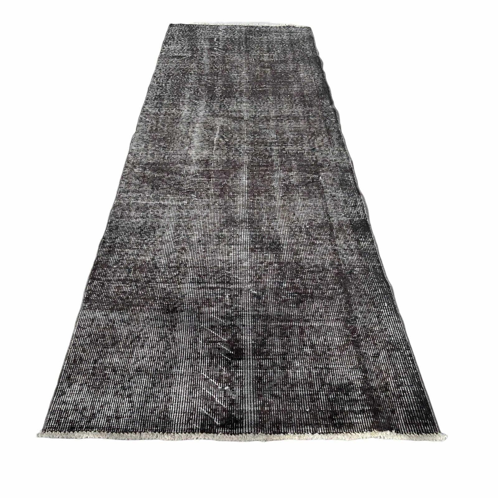 Vintage Distressed Turkish Rug , 250 X 82 Cm Wool Vintage Rug photo for sale