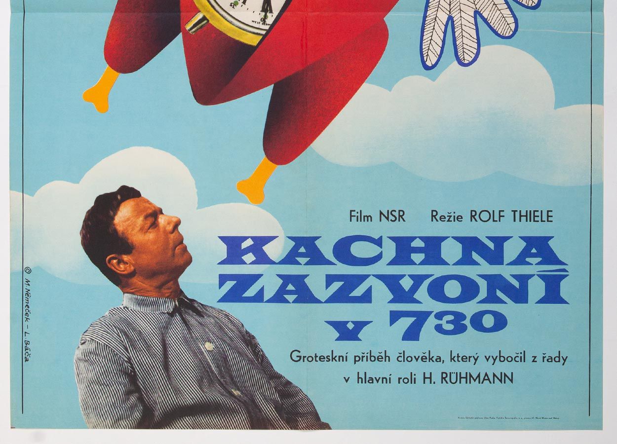Movie Poster, The Duck Rings At 7.30, Miroslav Němeček + Ludvík Báča, 1968 photo for sale