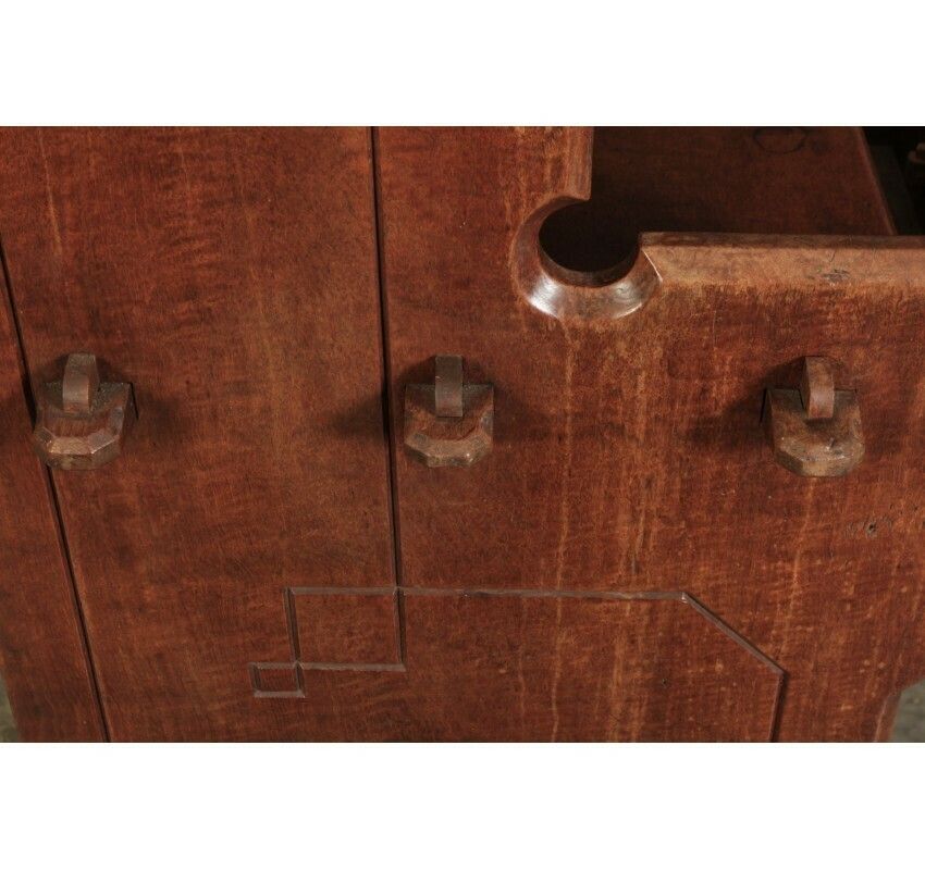 Furniture Rare Elm Dresser By Augustus Pugin photo