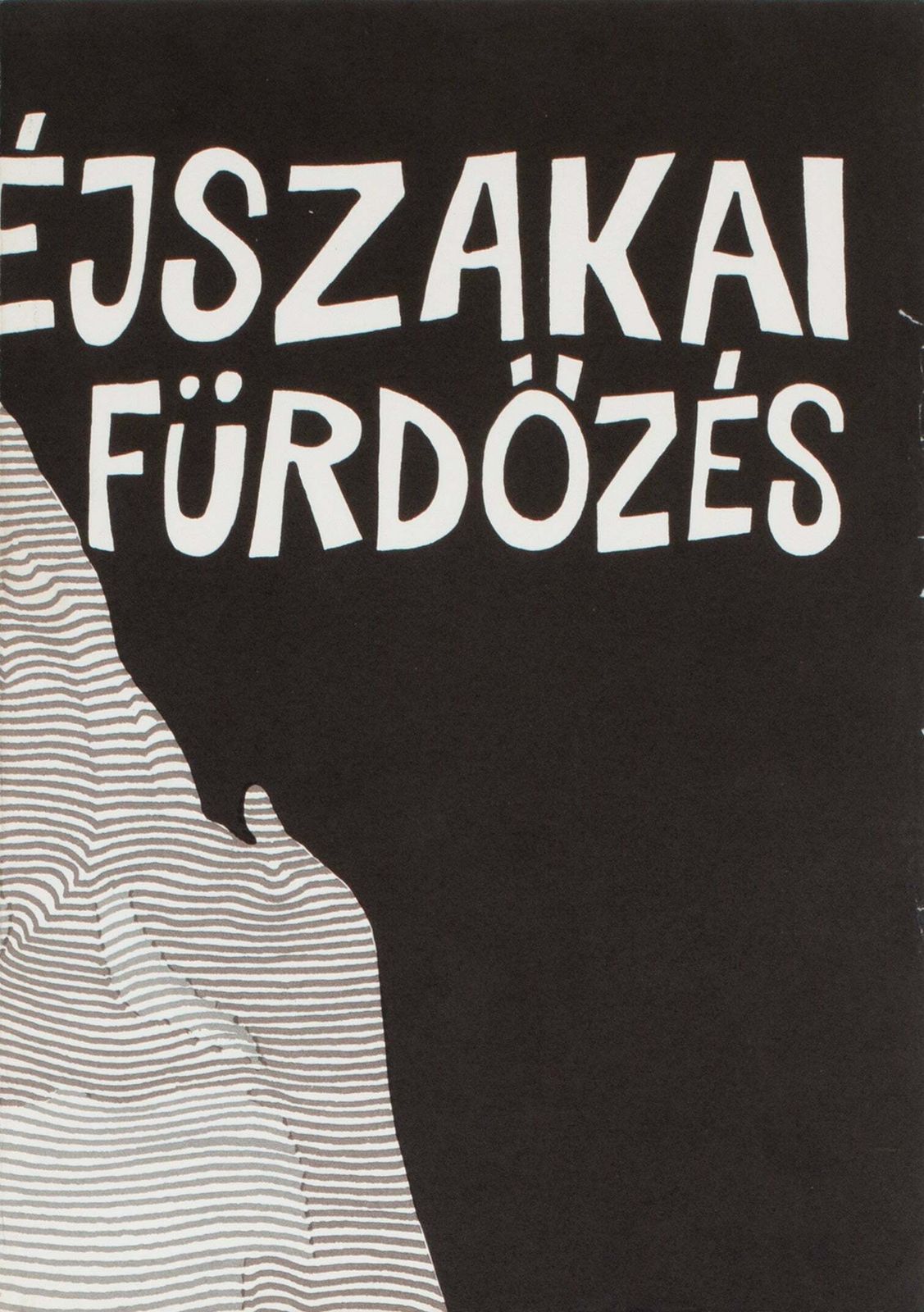 The Big Night Bathe 1981 Hungarian 1/2 Sheet Film Poster, Zoltan Kalmanchey photo Art