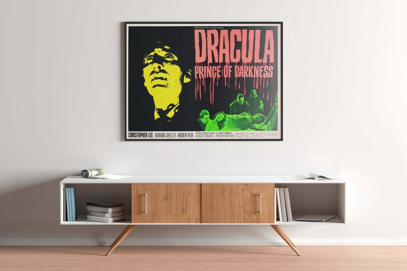 Dracula Prince Of Darkness 1966 Uk Quad Film Poster, Tom Chantrell photo furniture