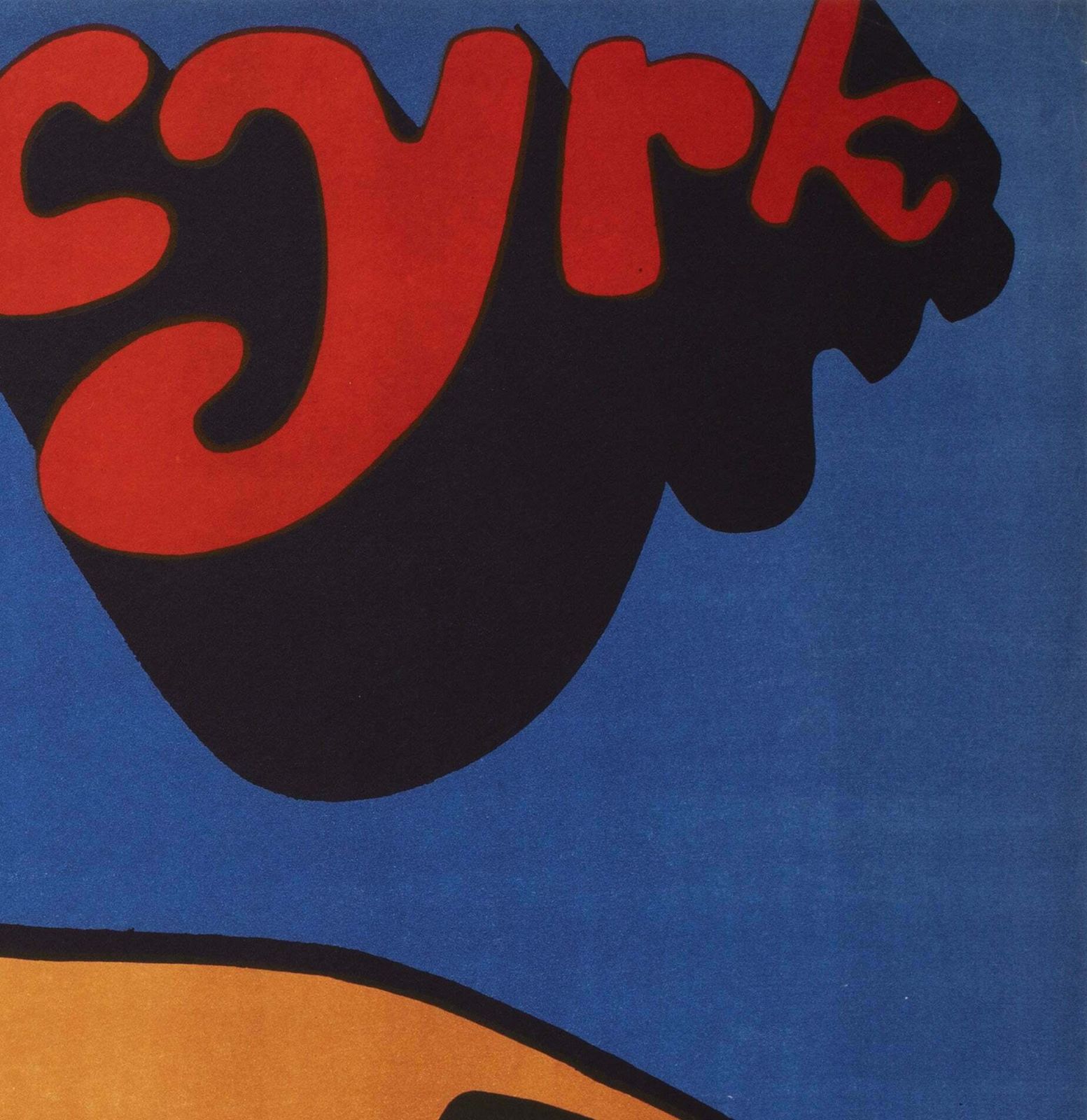Cyrk Polish Circus Poster 3 Lions 1970, Jodlowski photo 500.0
