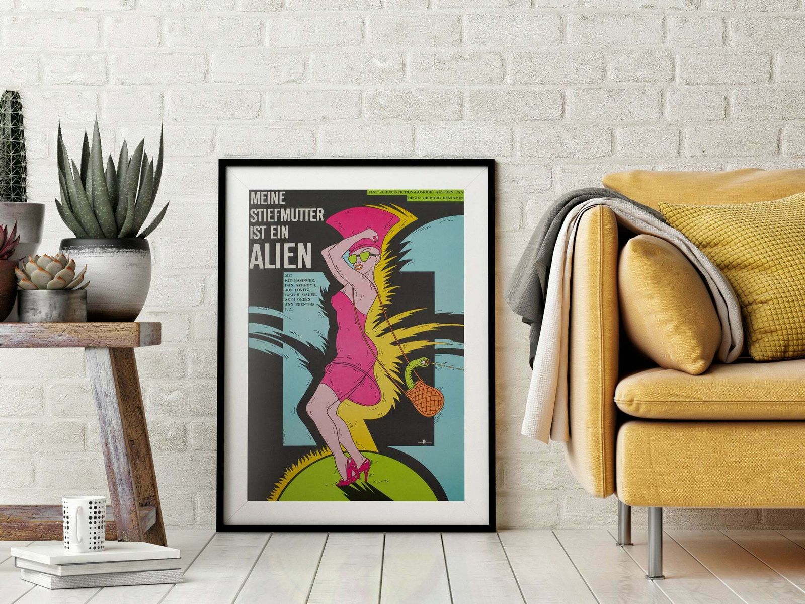 My Stepmother Is An Alien 1990 East German Film Poster photo furniture