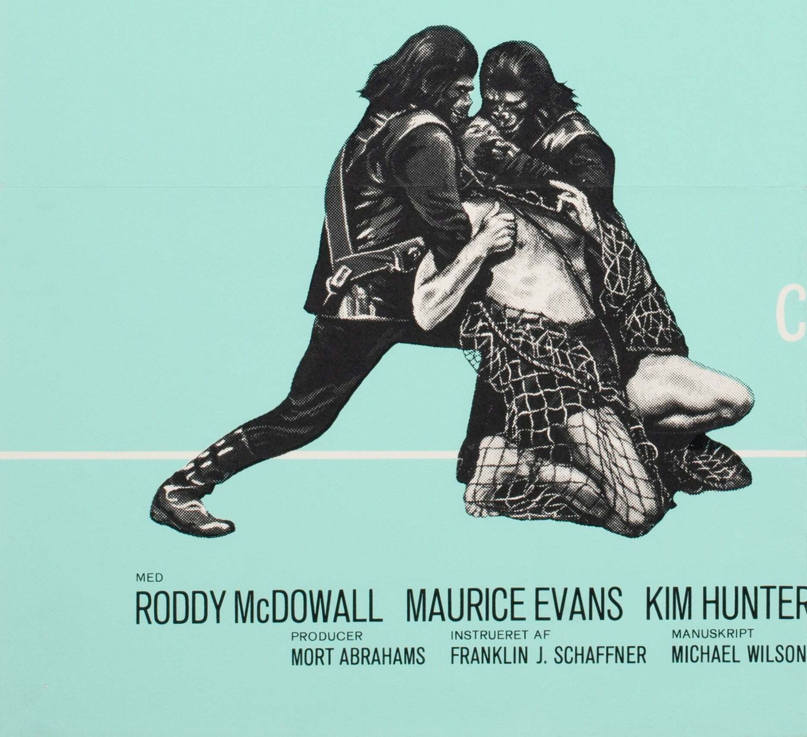 Planet Of The Apes 1968 Danish Film Poster photo buy