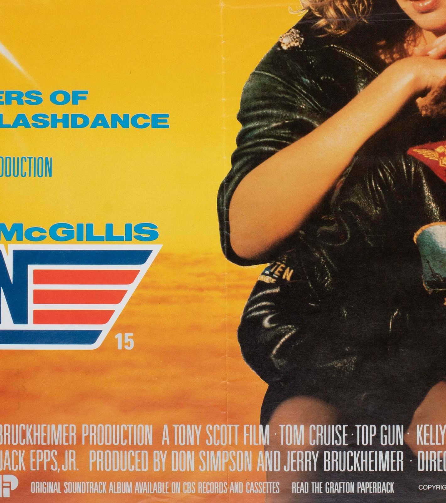 Top Gun 1986 Uk Quad Film Poster, Brian Bysouth photo buy