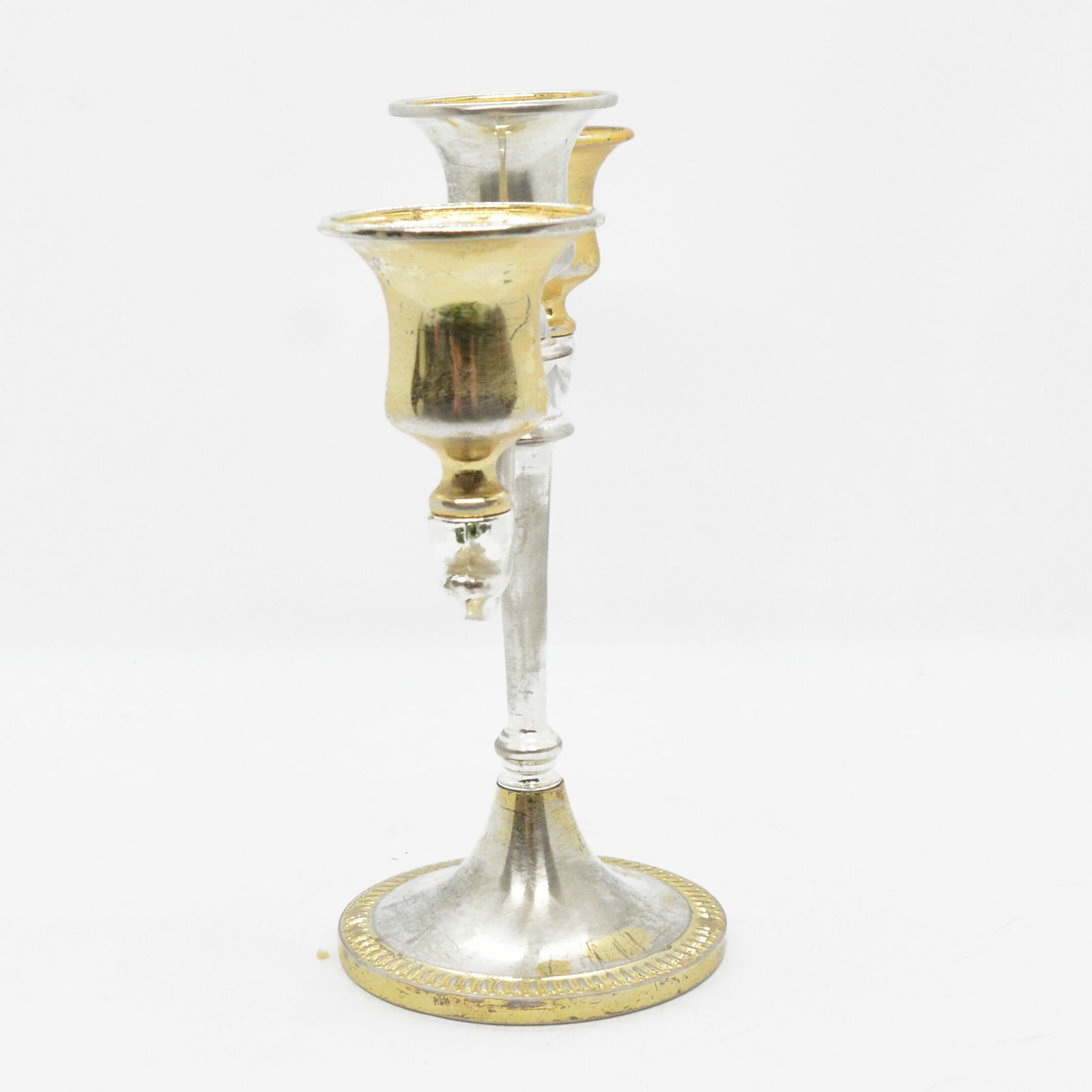 Three Branched Plated Candlestick, France Of The South Of The 20th Century photo furniture
