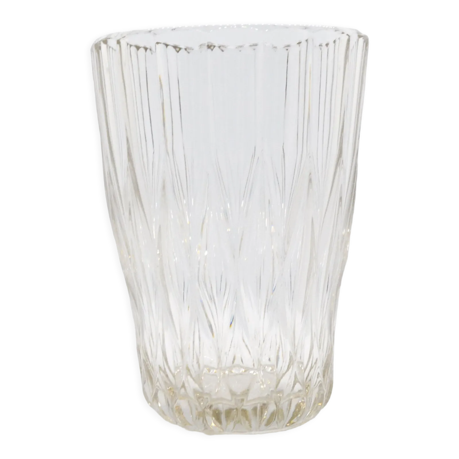 1960s Modern Glass Vase By Jiří řepásek, Poděbrady Czechoslovakia