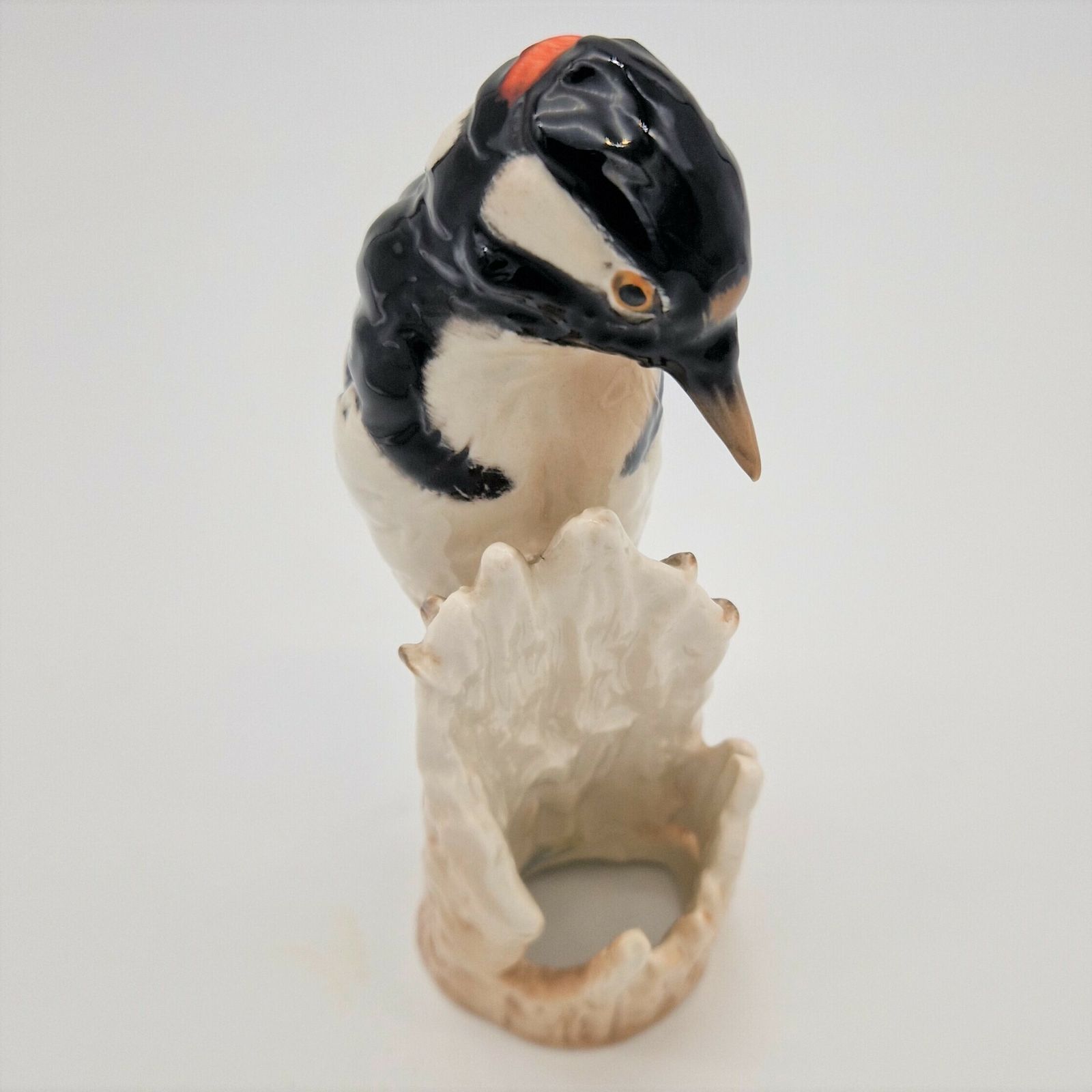Porcelain Figure "Woodpecker" By Göbel. 1970   1975 photo for sale