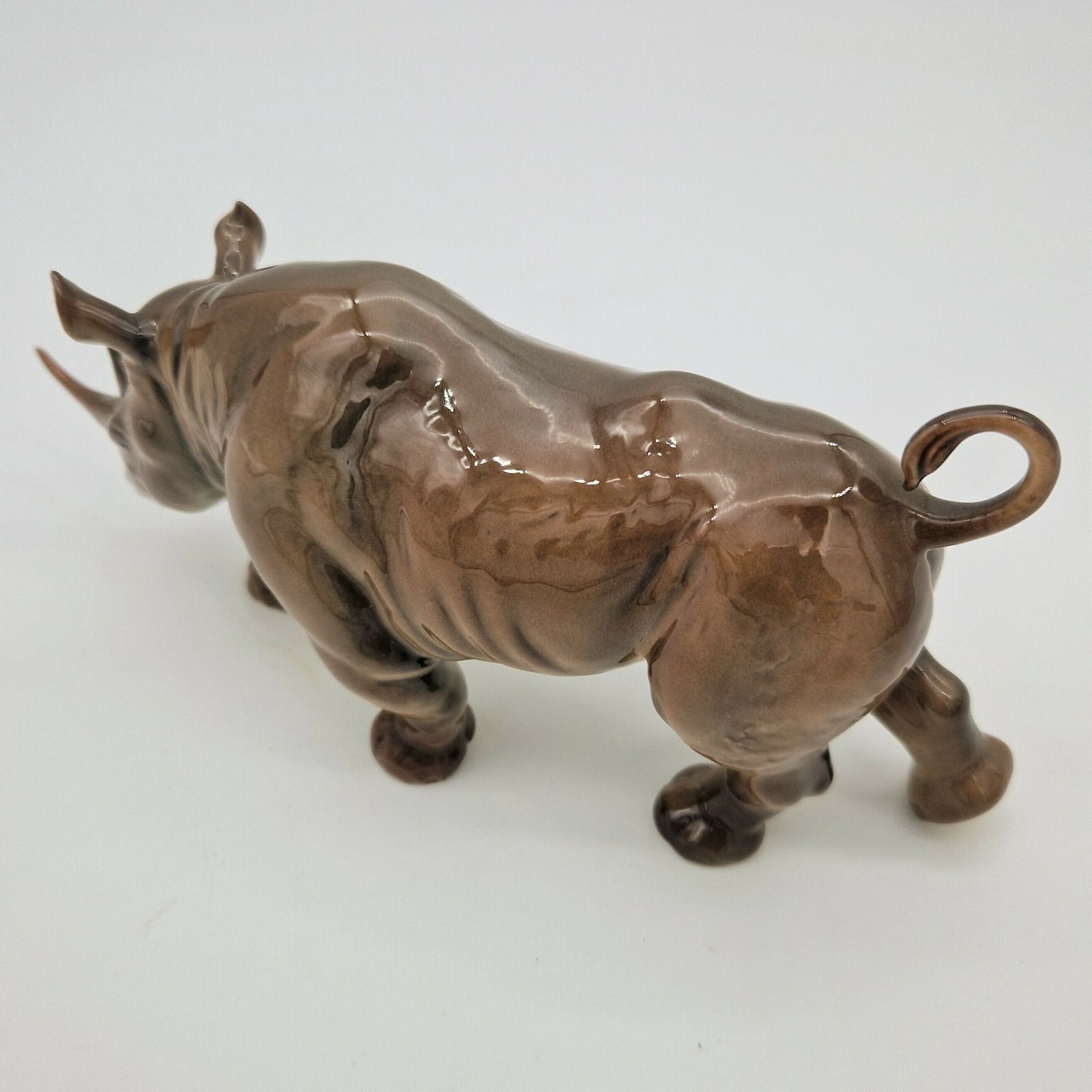 Göbel Porcelain Figure. Black Rhino. 1970   1975 photo furniture