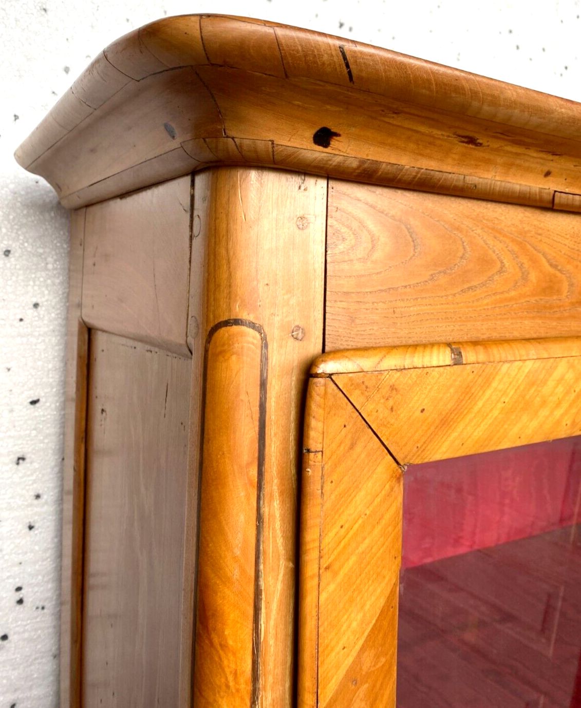 Louis XV Style Showcase In Cherry Wood And 19th Century Veneer photo furniture