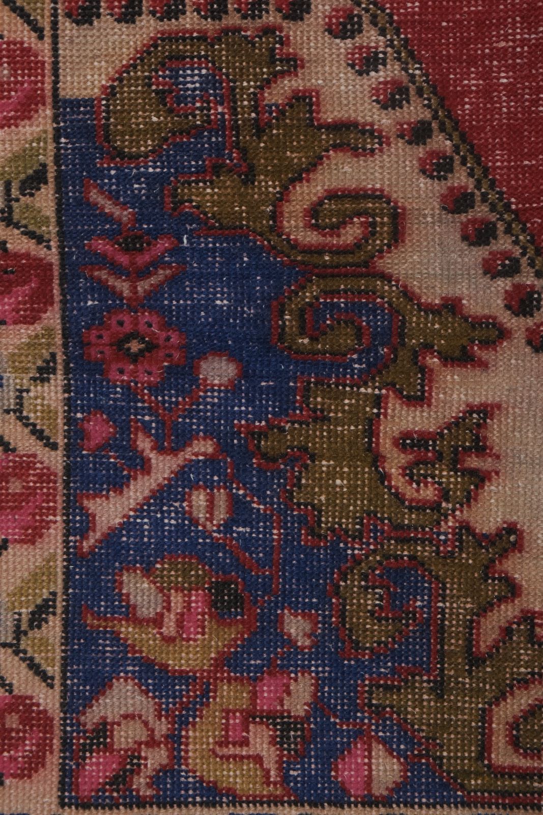 Vintage Turkish Oushak Rug 4'5'' X 7'3'' photo vinterior