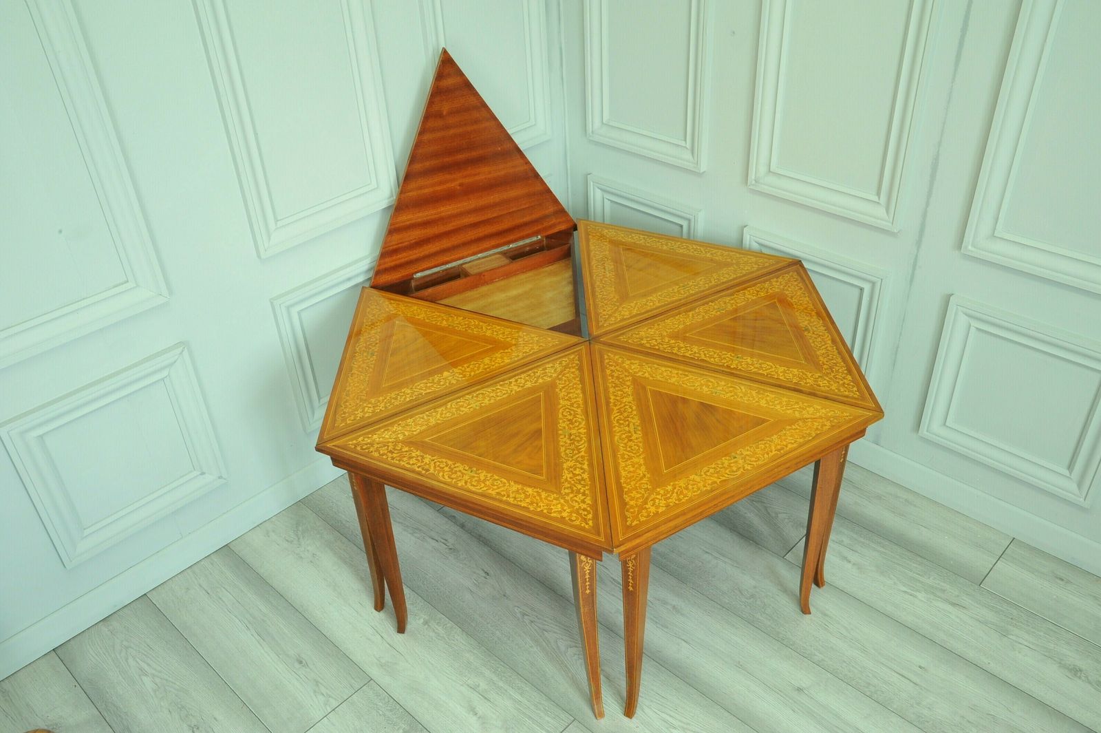 photo for sale A Rare Set Of Italian Sorrento Inlaid Tables