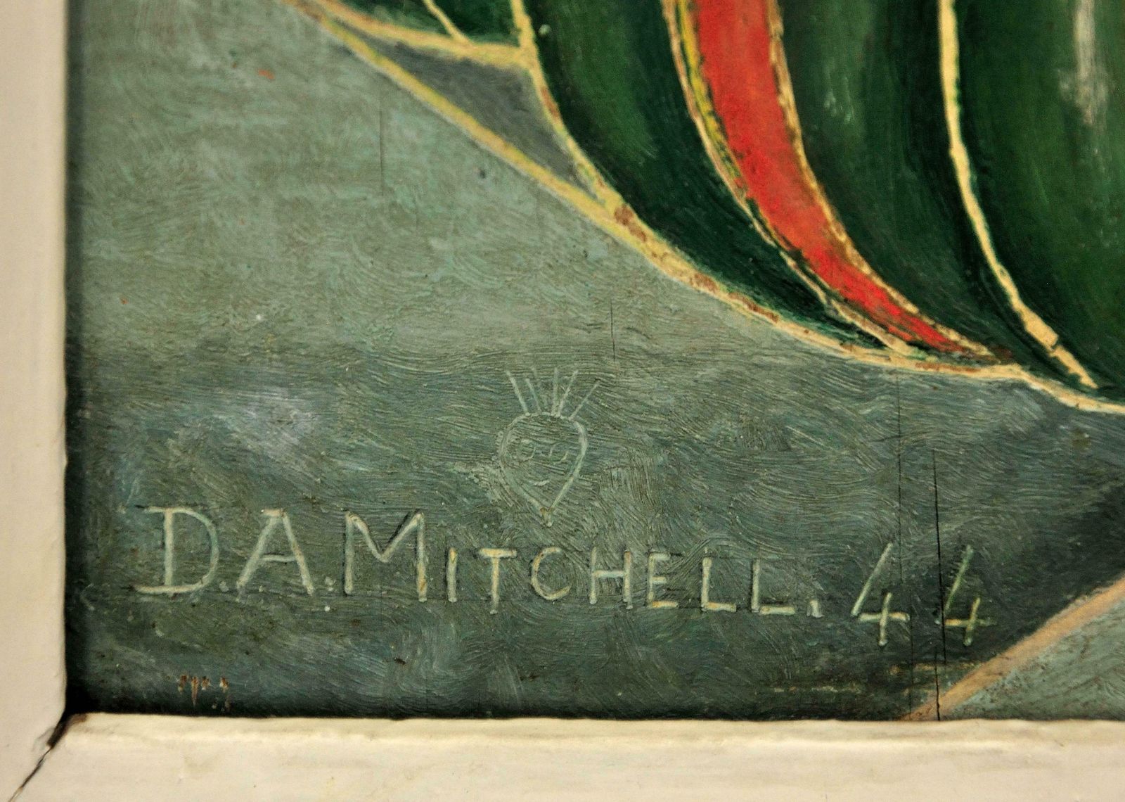 Denis Mitchell 1912 To 1993. St Ives School 1944 Framed Still Life Oil Painting By Barbara Hepworth's Assistant. Important Cornwall Cornish Artist. photo for sale