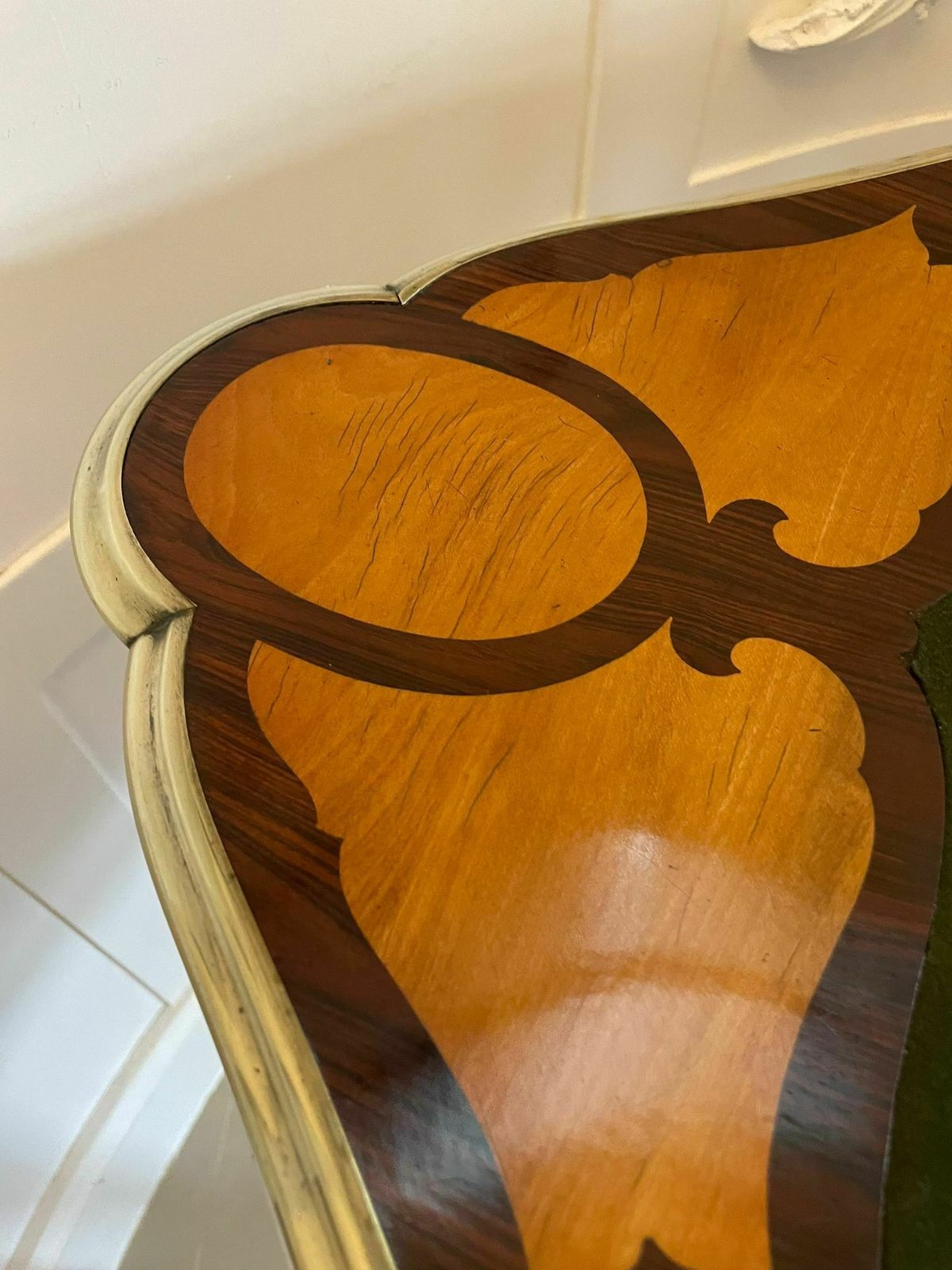 photo buy Outstanding Quality Antique Porcelain And Ormolu Mounted Kingwood Table By G T Morant, London