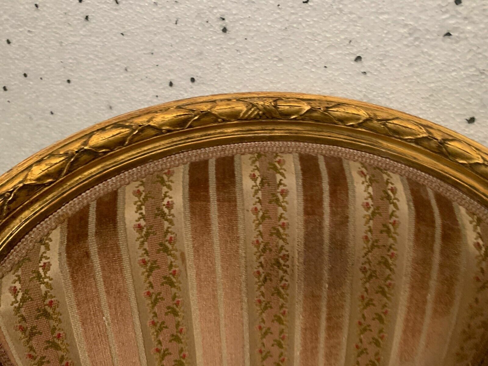 Bergere Louis XVI Style In Gilded Wood XX Century photo Furniture