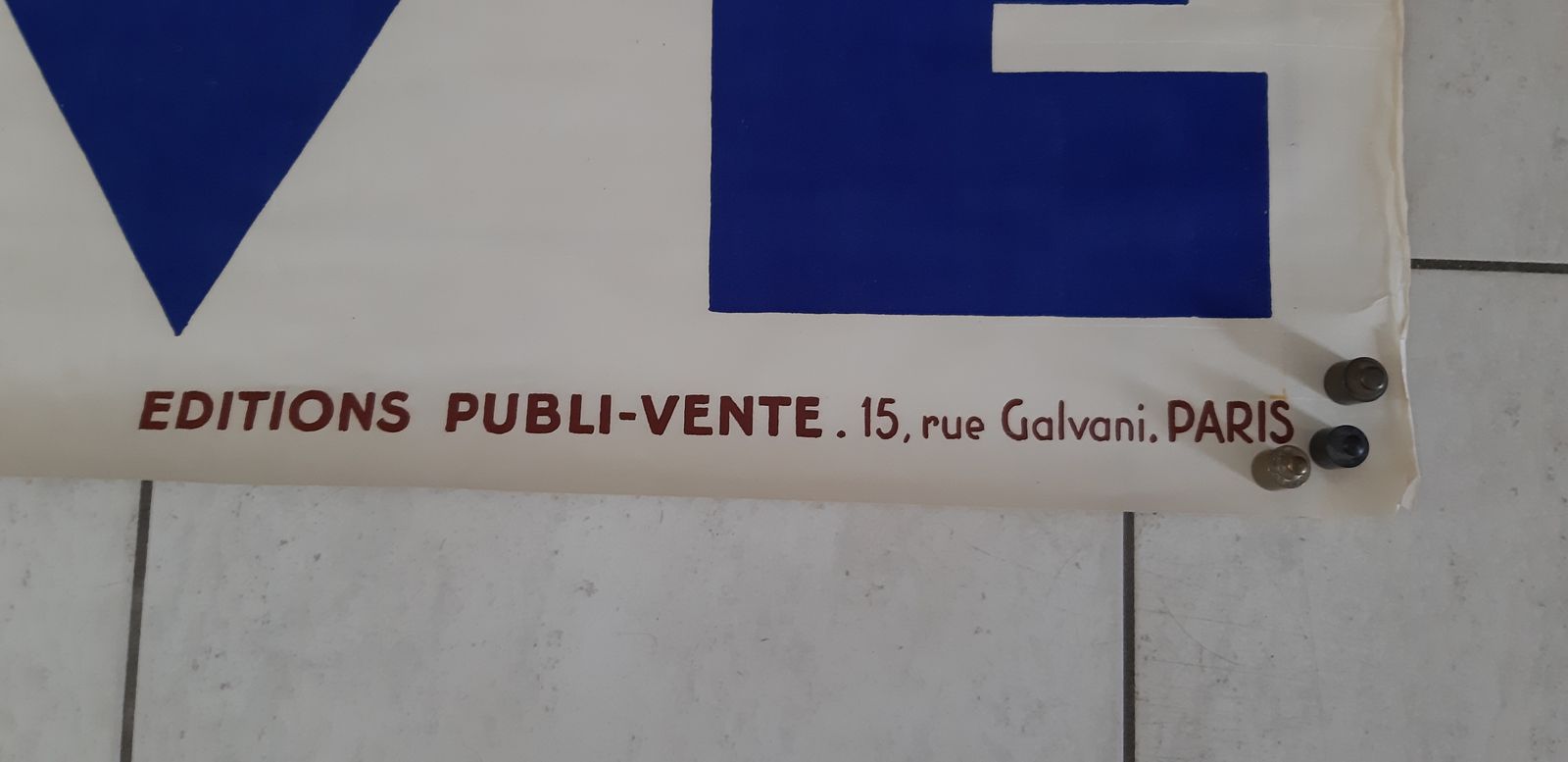 Original Poster From 1935 Du Pastis Olive photo 1604.56