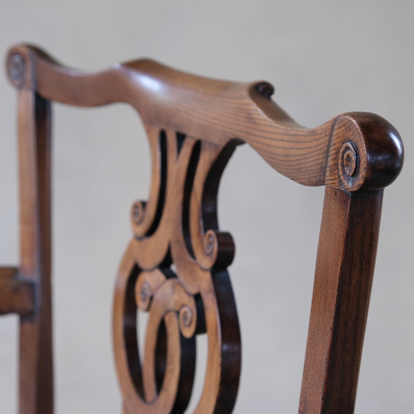 photo buy Chippendale 18th Century Georgian Elm Armchair