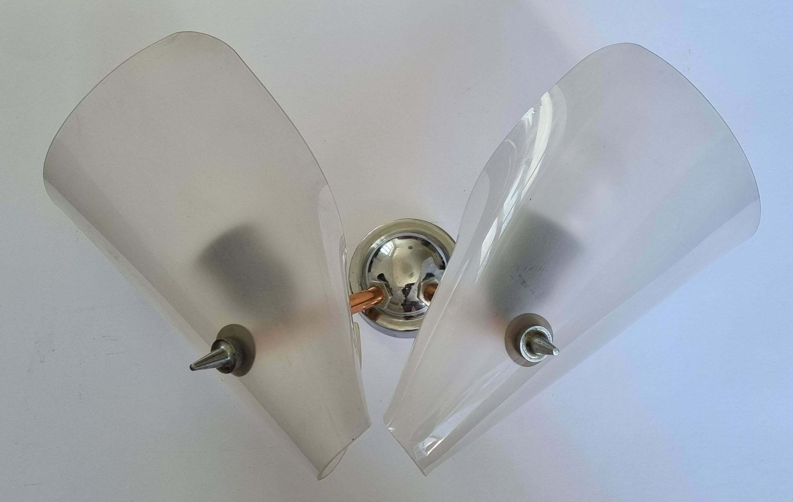 Large Midcentury Wall Lamp In Stilnovo Style, Italy, 1960s photo buy