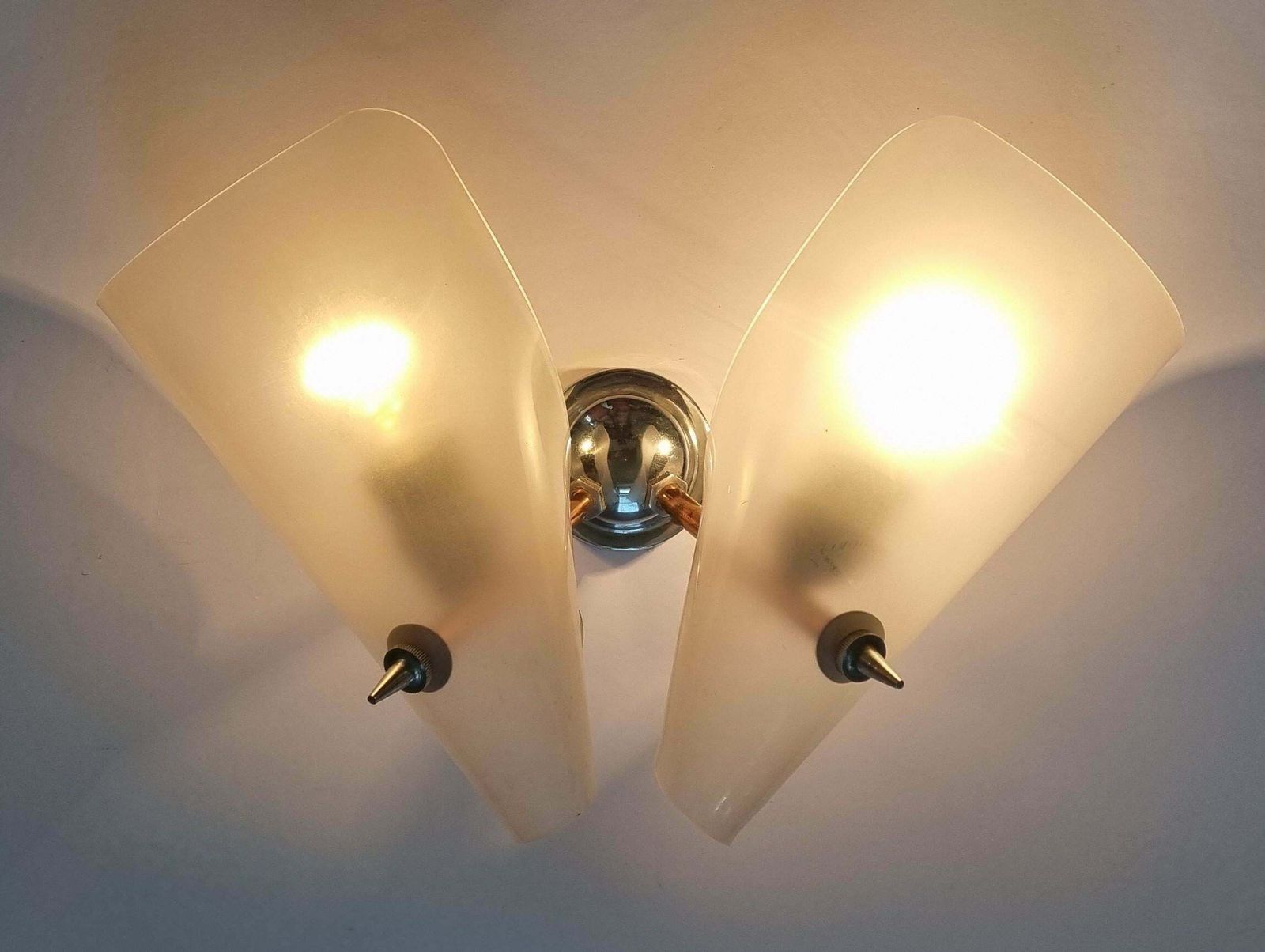 photo buy Large Midcentury Wall Lamp In Stilnovo Style, Italy, 1960s