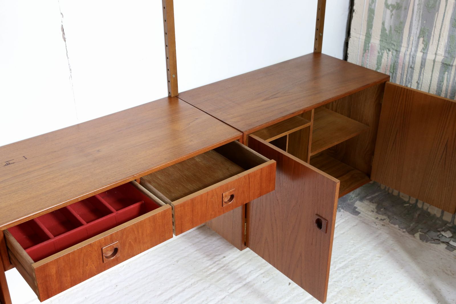 Danish Mid Century Modern Wall Unit, Rud Thygesen & Johnny Sorensen For Hansen & Guldborg Furniture photo furniture