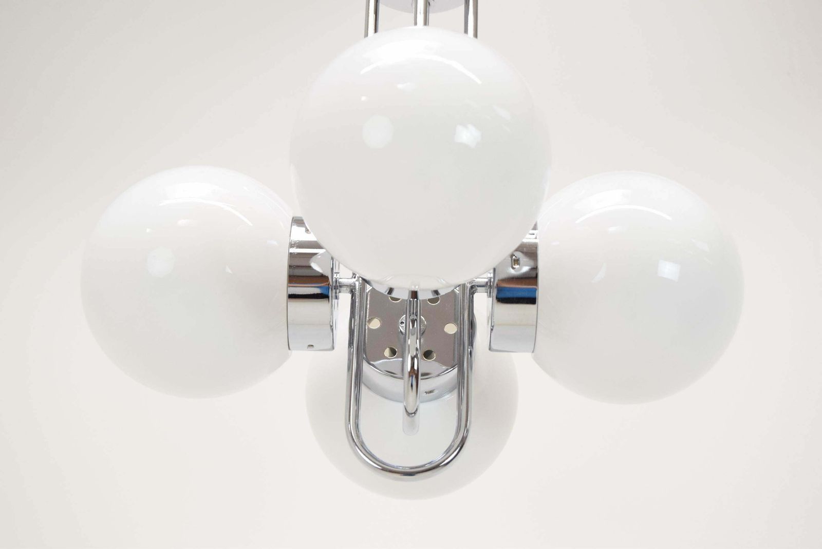 Mid Century Designed Chandelier By Jílové U Děčín, Czechoslovakia, 1970's. photo Lighting