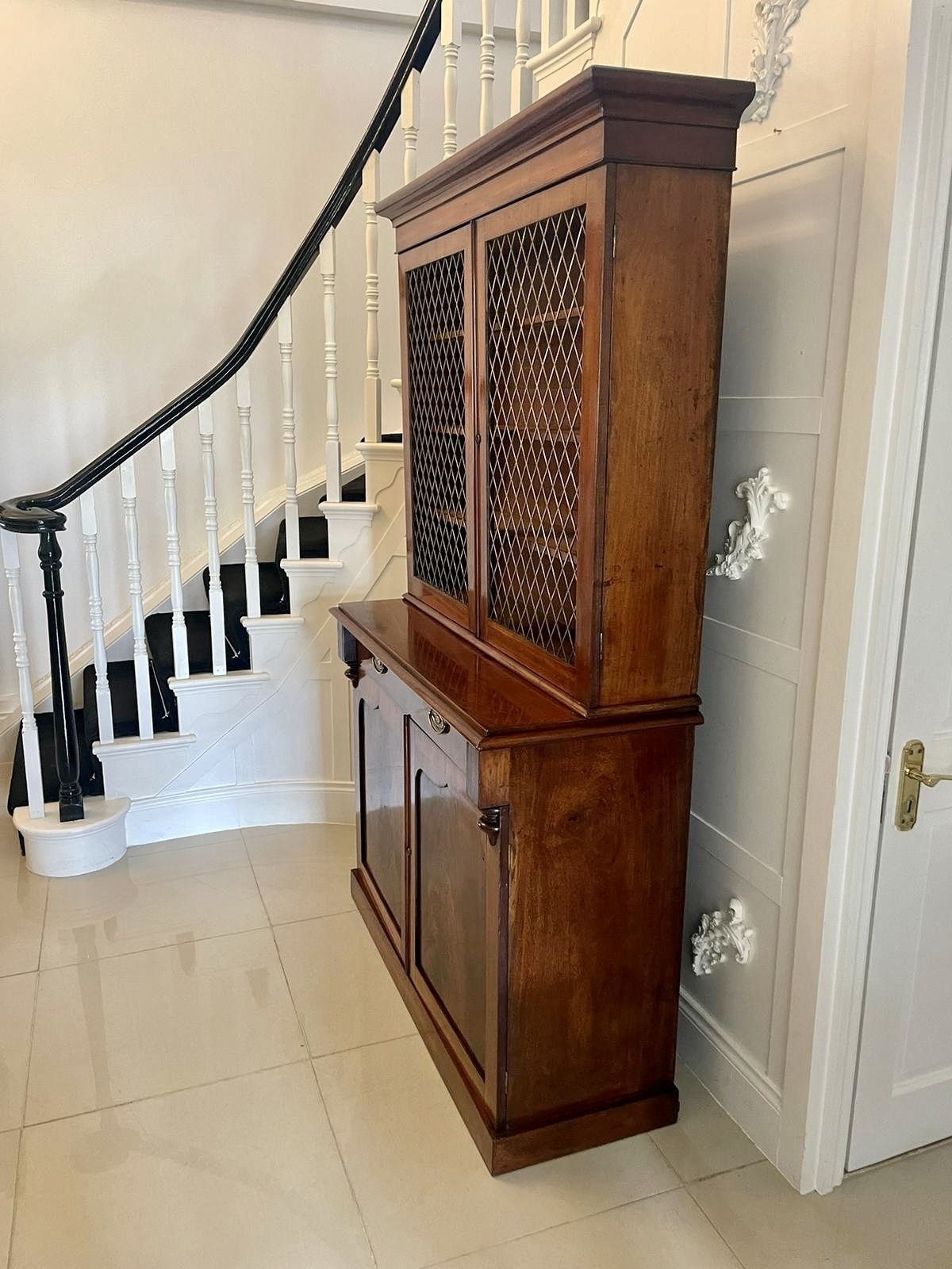 Quality Antique William IV Mahogany Bookcase photo furniture