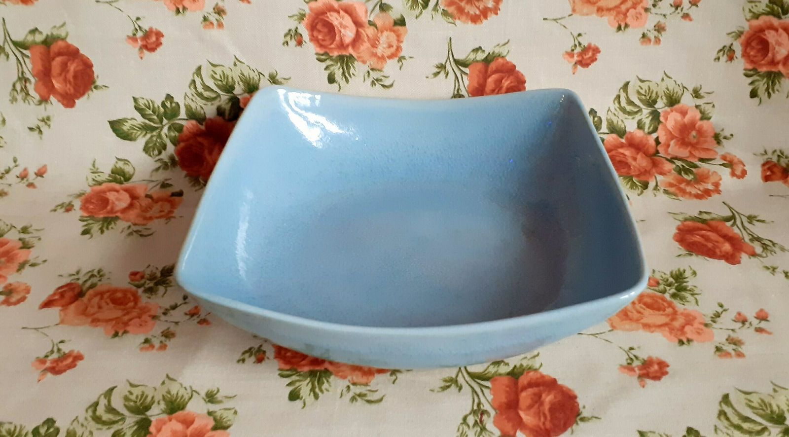 Blue Mid Century Studio Pottery Bowl By Ernestine Cannon photo 90.0