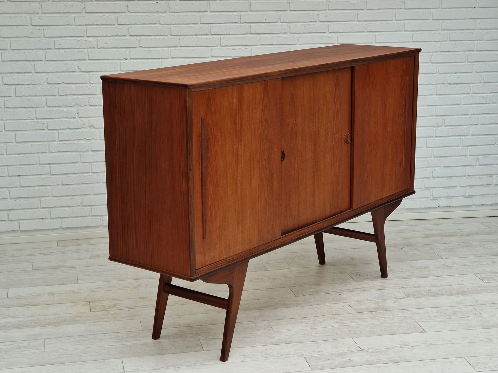 1960s, Vintage Danish Cabinet Chest, Teak Wood. photo Furniture