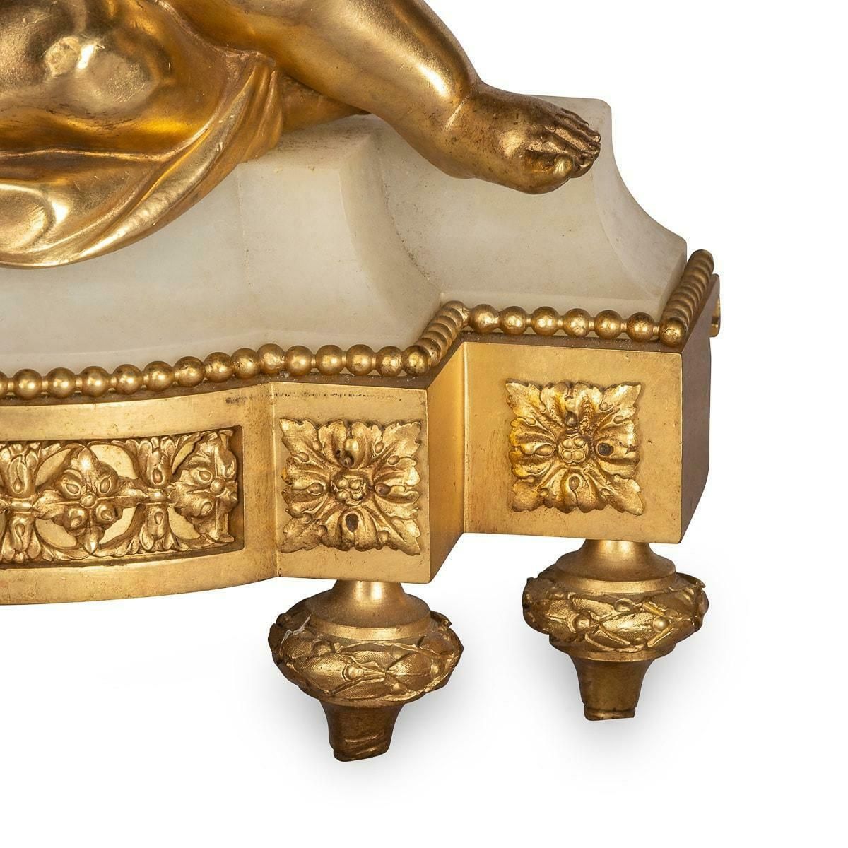 photo vinterior 19th Century French Pair Of Ormolu Bronze Fireplace Chenets, C.1850