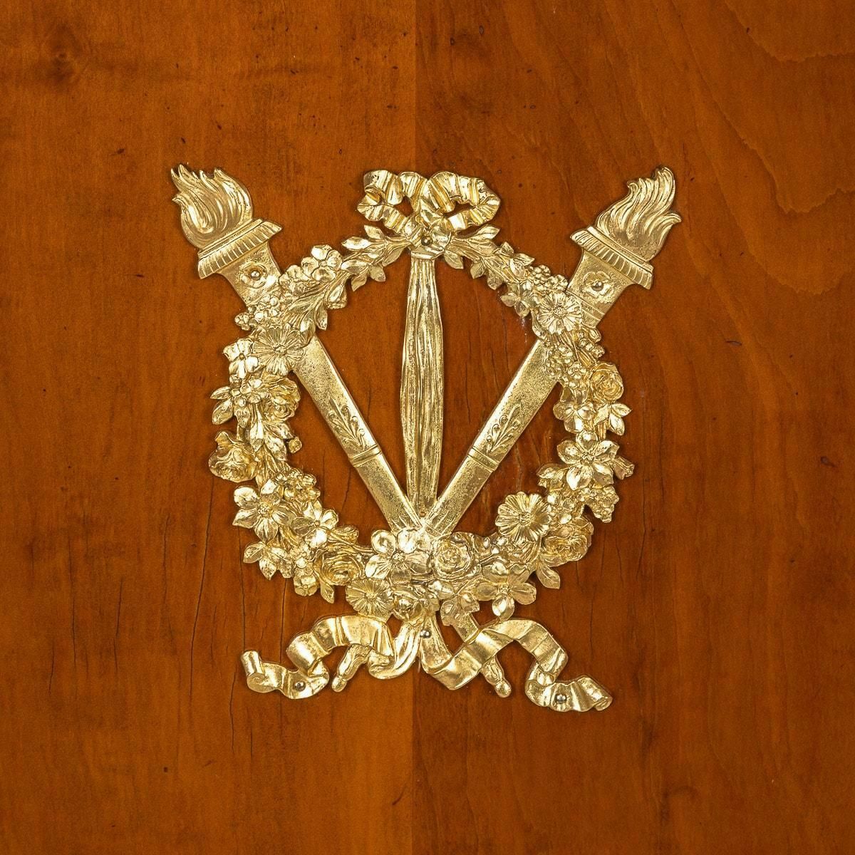 20th Century French Louis XVI Style Ormolu Cutlery Cabinet, C.1900 photo vintage