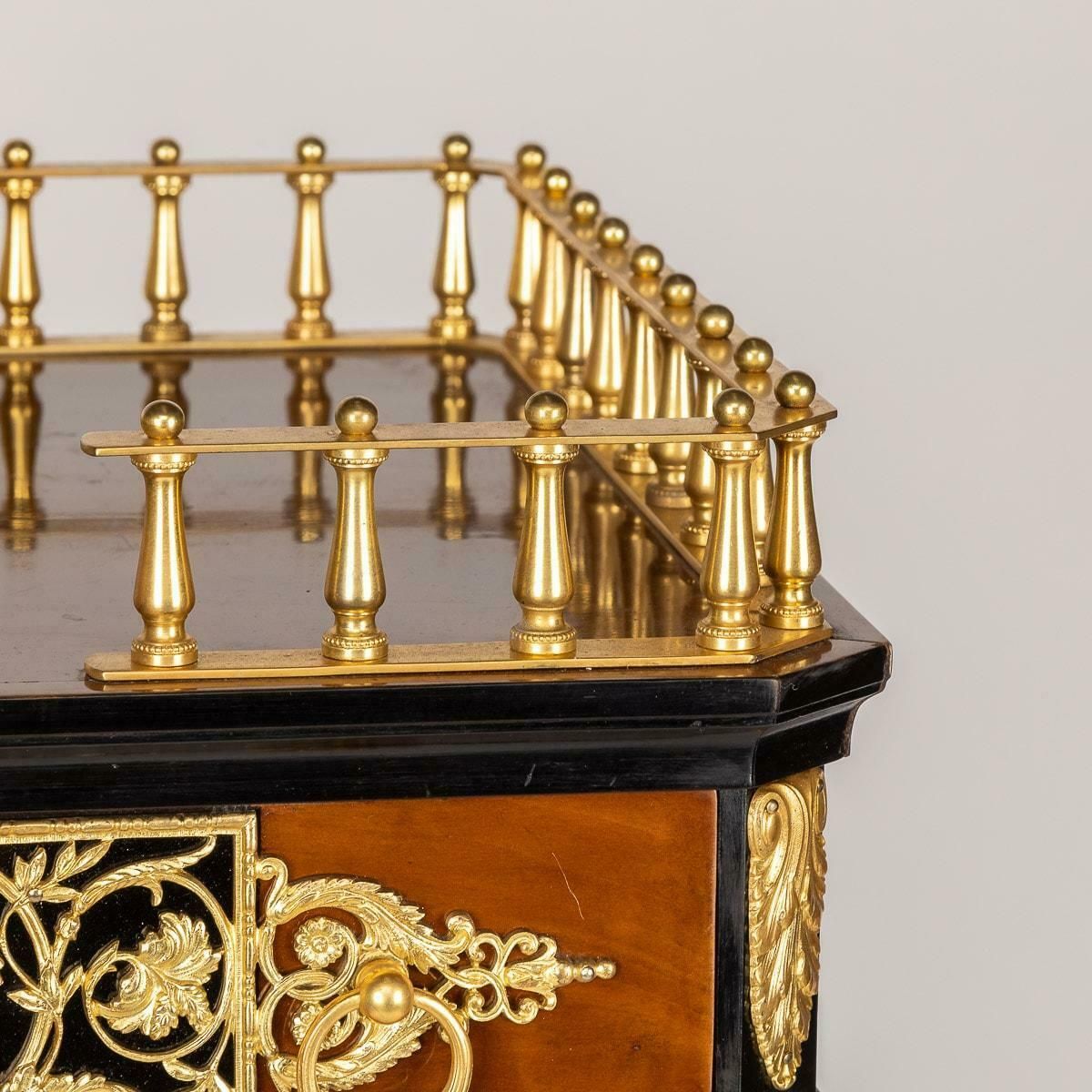 photo for sale 20th Century French Louis XVI Style Ormolu Cutlery Cabinet, C.1900
