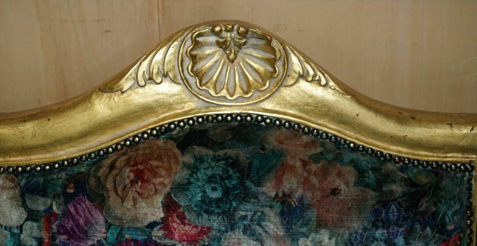 Pair Of Antique Original Giltwood Framed French Louis XV Fauteuils Armchairs photo 2850.0