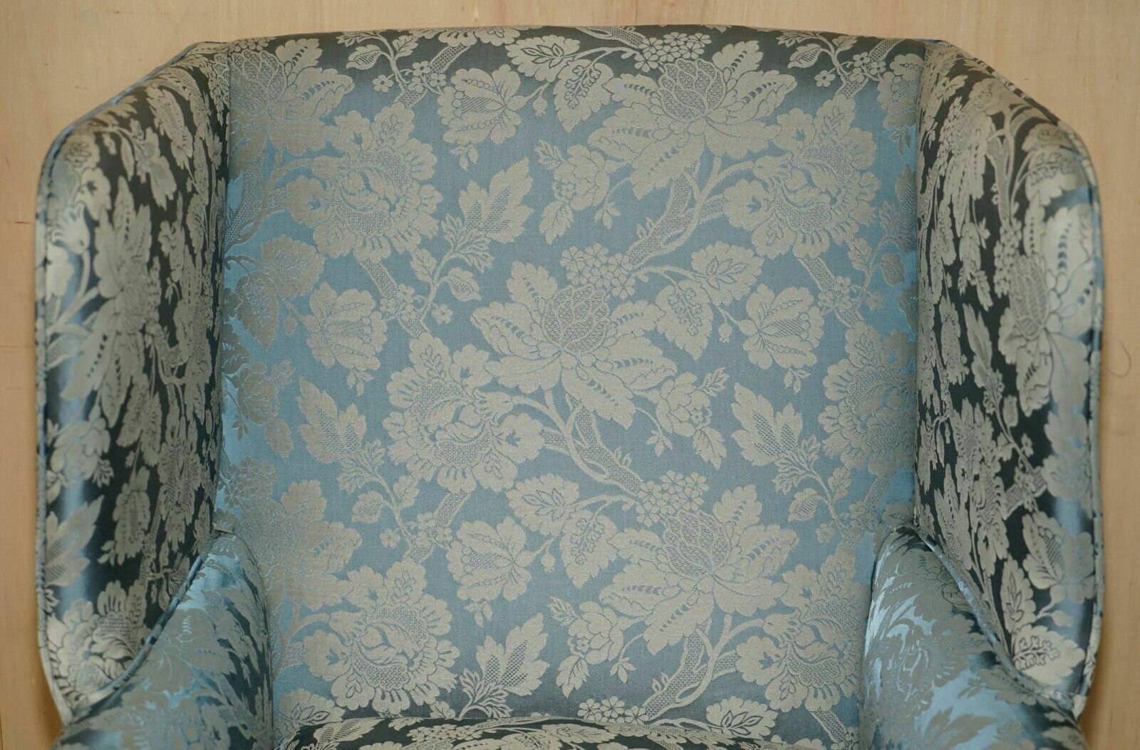 Important Antique Circa 1820 Thomas Chippendale Hand Carved Wingback Armchair photo vinterior